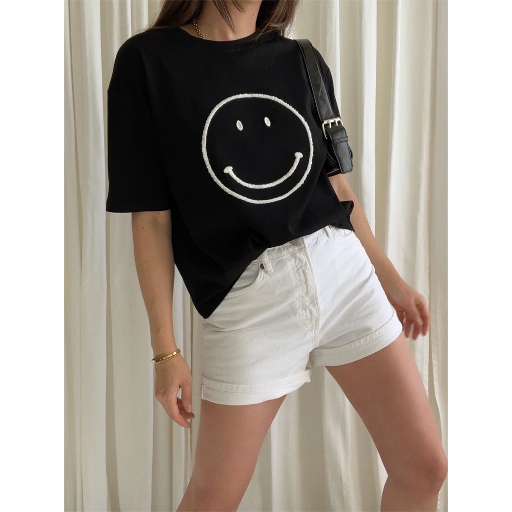 NEW • ALLEGRA TEE — In Black - Picture 1 of 6